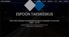 Desktop Screenshot of espoontaksi.fi